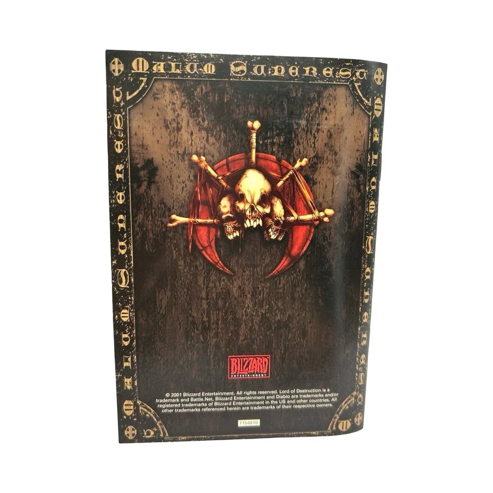 Diablo II 2 &‎ Lord of Destruction Expansion Set PC Mac Blizzard Discs Manuals